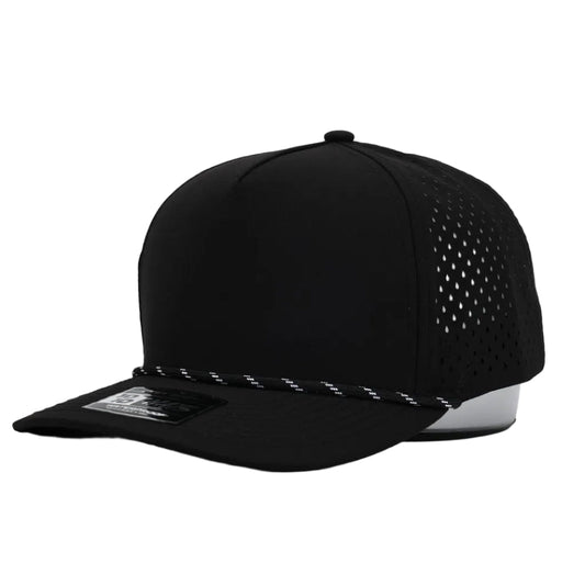 Black 5 Panel Hats | Premium Performance Black Hats | 10 10 Hats
