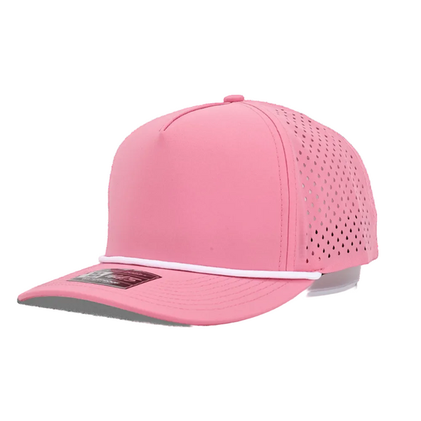 Shop 5 Panel Pink Rope Hat and Caps Online - 10 10 Hats | Pink 5