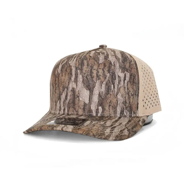 5 Panel Mossy Oak Bottomland Camo Hat | 5 Panel Hunting Hat | 10