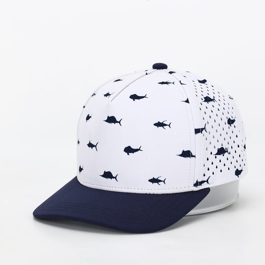 Navy Fish - Toddler Hat