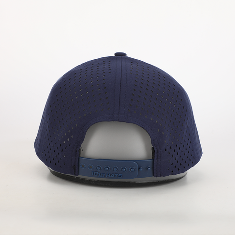 Thom Browne 6-Panel Baseball Cap W/ Lobster Icon In Cotton Twill Blue Thom Browne 6-Panel Baseball Cap W/ Lobster Icon In Cotton Twill Blue